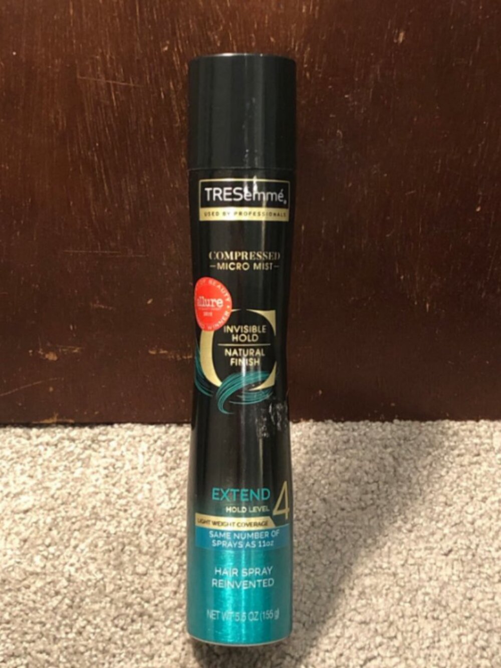 TRESemme Compressed Micro Mist Hairspray Extend Level 4 Hold Lightweight, 5.5oz